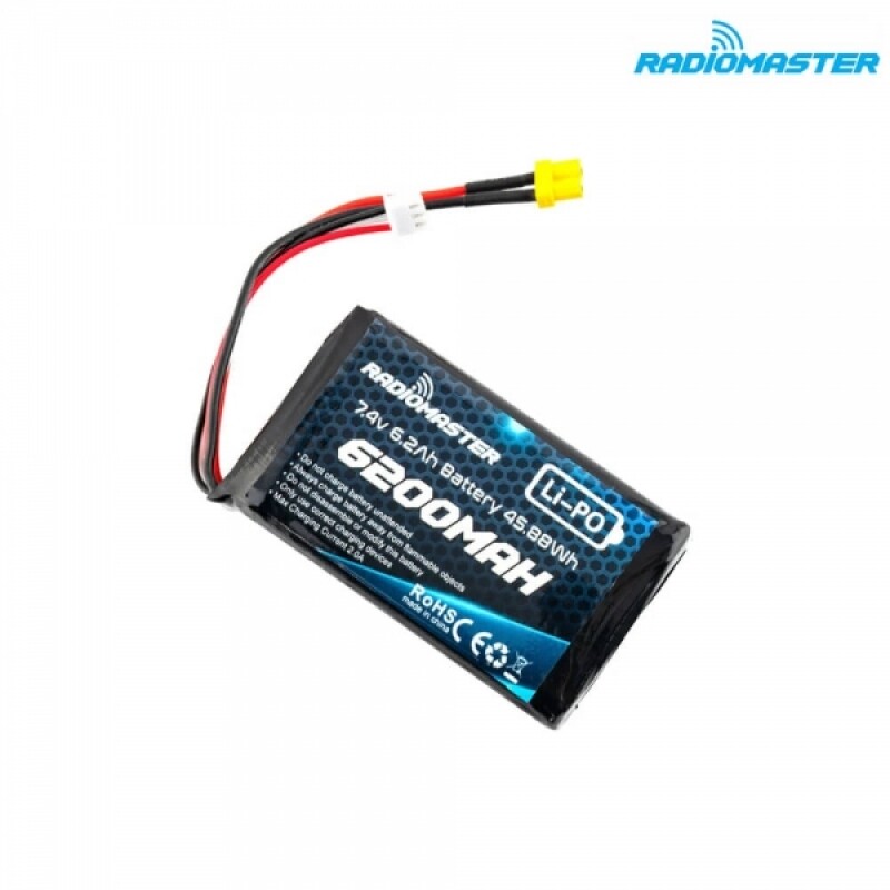 ,라디오마스터 2셀 7.4V 6200mAh 배터리(﻿Li-Po)